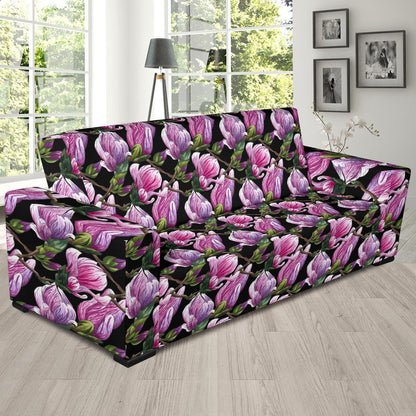 Magnolia Pattern Print Design MAG011 Sofa Slipcover-JORJUNE.COM