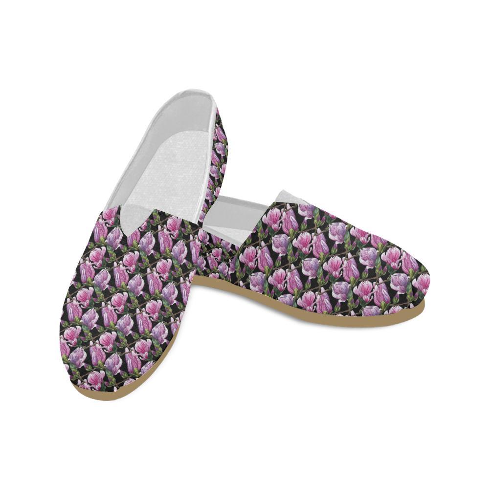 Magnolia Pattern Print Design MAG011 Women Casual Shoes-JorJune.com