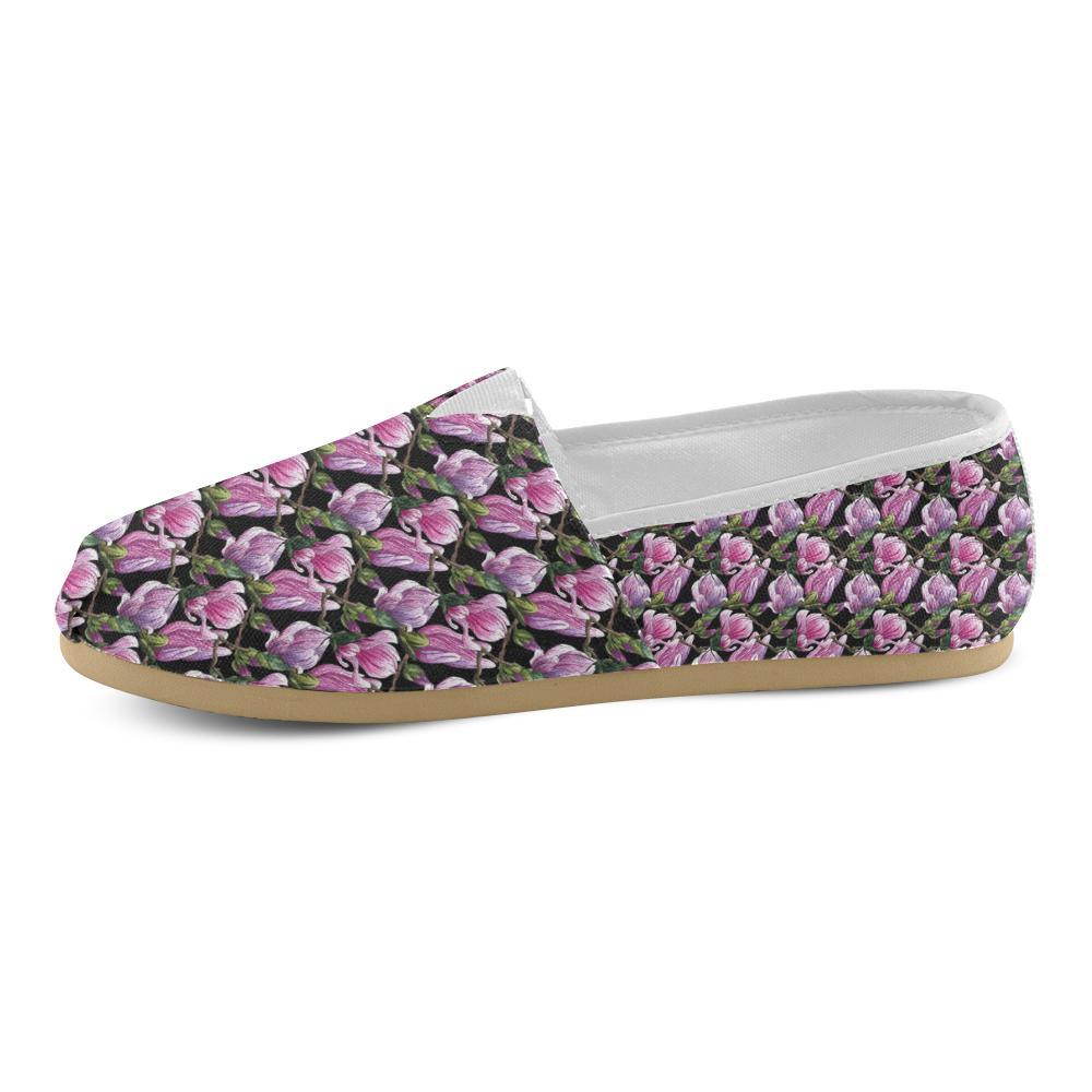 Magnolia Pattern Print Design MAG011 Women Casual Shoes-JorJune.com