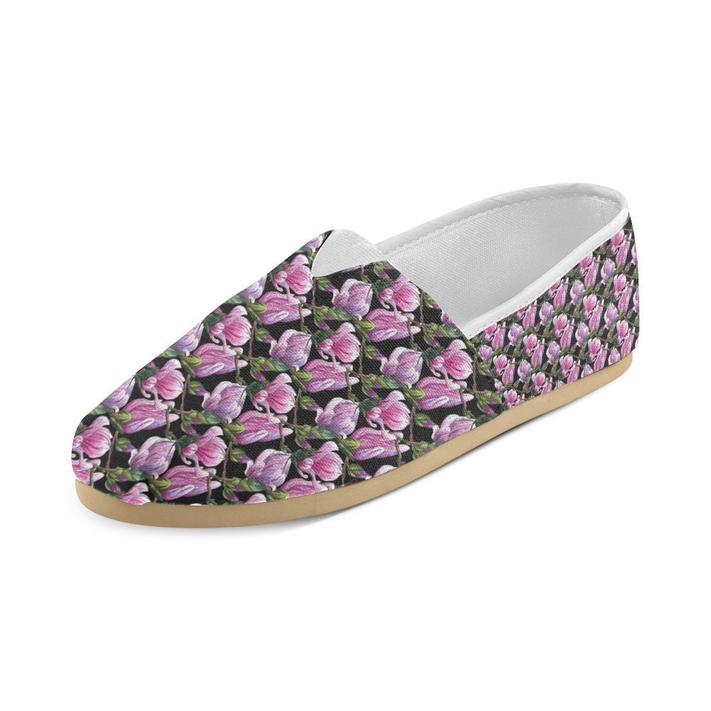 Magnolia Pattern Print Design MAG011 Women Casual Shoes-JorJune.com