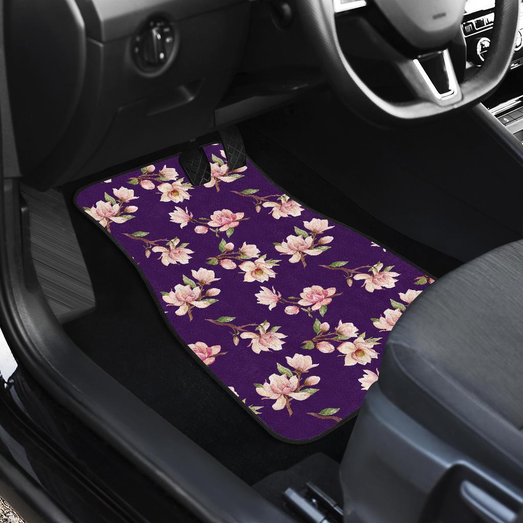 Magnolia Pattern Print Design MAG02 Car Floor Mats-JORJUNE.COM