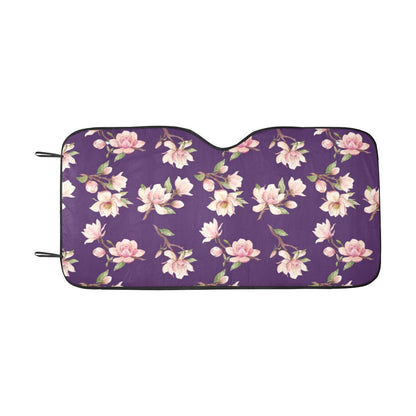 Magnolia Pattern Print Design MAG02 Car Sun Shade-JorJune
