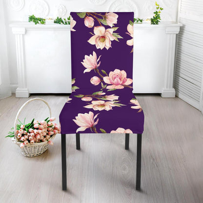 Magnolia Pattern Print Design MAG02 Dining Chair Slipcover-JORJUNE.COM