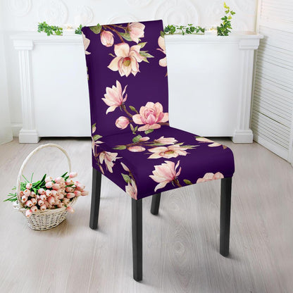 Magnolia Pattern Print Design MAG02 Dining Chair Slipcover-JORJUNE.COM