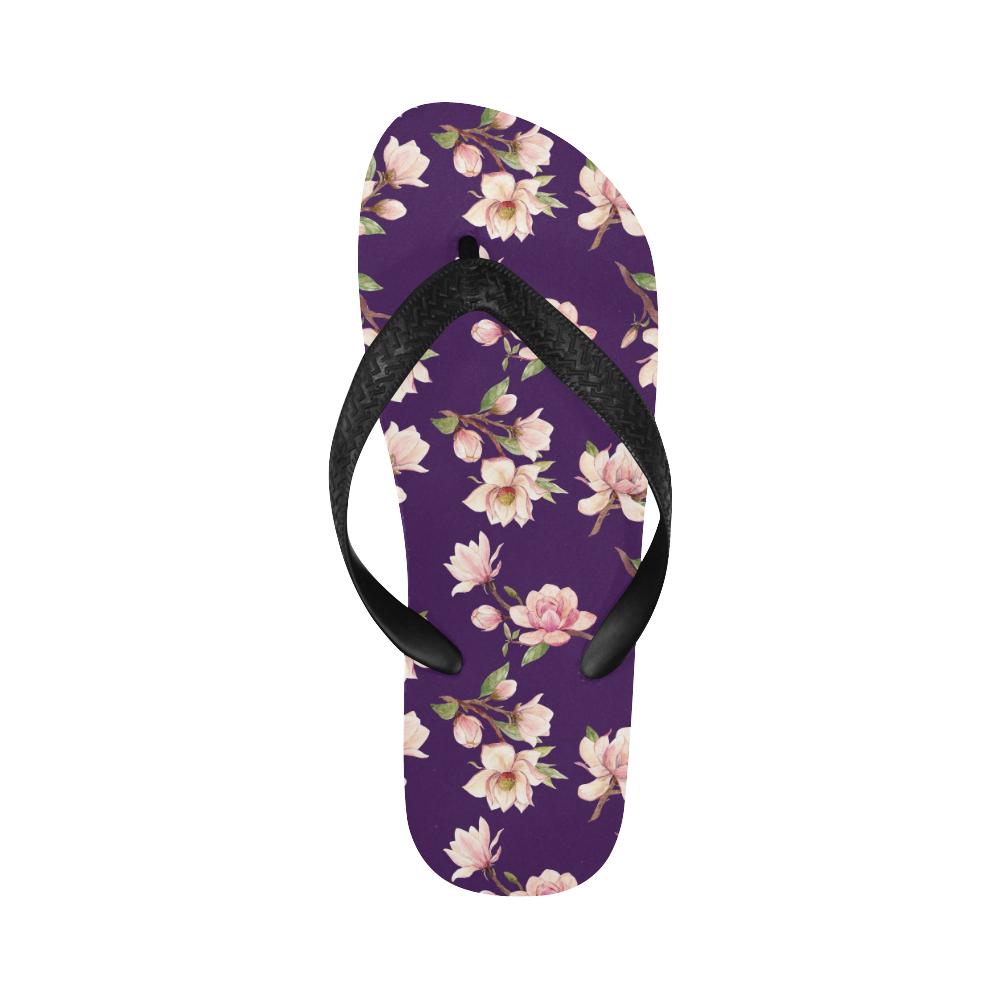 Magnolia Pattern Print Design MAG02 Flip Flops-JorJune