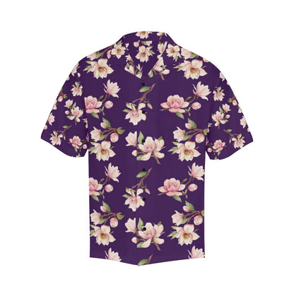 Magnolia Pattern Print Design MAG02 Men Hawaiian Shirt-JorJune