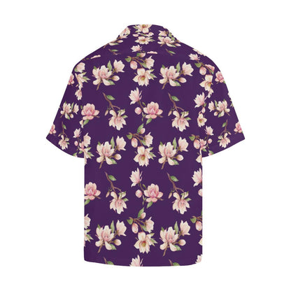 Magnolia Pattern Print Design MAG02 Men Hawaiian Shirt-JorJune