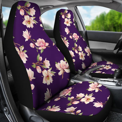 Magnolia Pattern Print Design MAG02 Universal Fit Car Seat Covers-JorJune