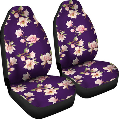 Magnolia Pattern Print Design MAG02 Universal Fit Car Seat Covers-JorJune