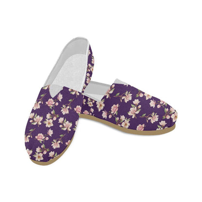 Magnolia Pattern Print Design MAG02 Women Casual Shoes-JorJune.com