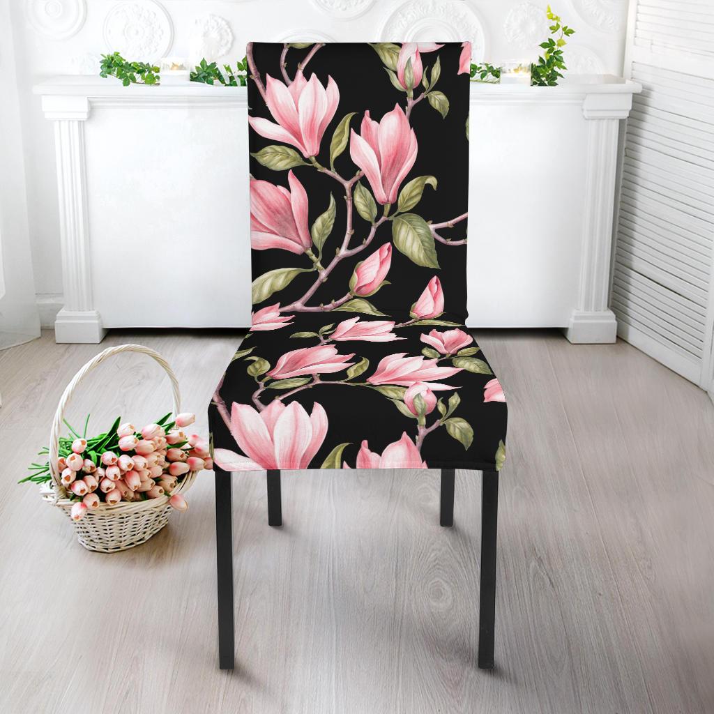 Magnolia Pattern Print Design MAG03 Dining Chair Slipcover-JORJUNE.COM