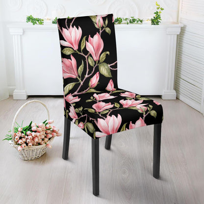 Magnolia Pattern Print Design MAG03 Dining Chair Slipcover-JORJUNE.COM