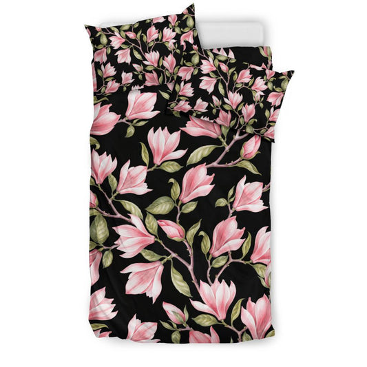 Magnolia Pattern Print Design MAG03 Duvet Cover Bedding Set-JORJUNE.COM