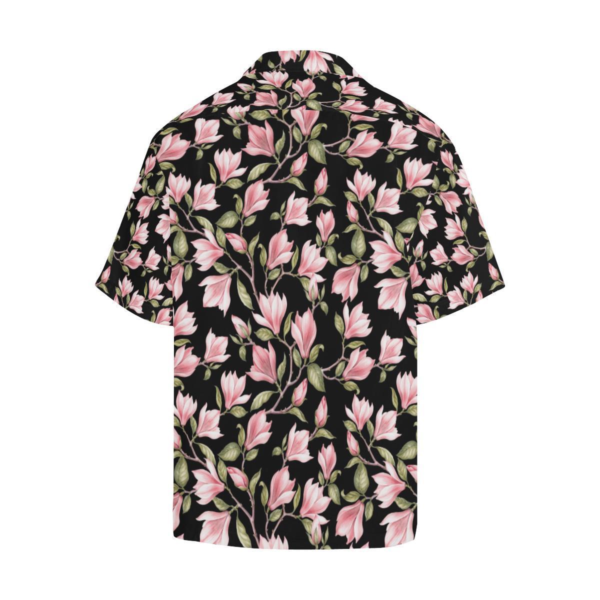 Magnolia Pattern Print Design MAG03 Men Hawaiian Shirt-JorJune