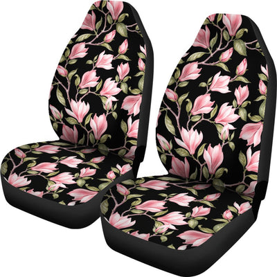 Magnolia Pattern Print Design MAG03 Universal Fit Car Seat Covers-JorJune