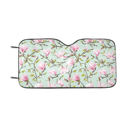 Magnolia Pattern Print Design MAG04 Car Sun Shade-JorJune