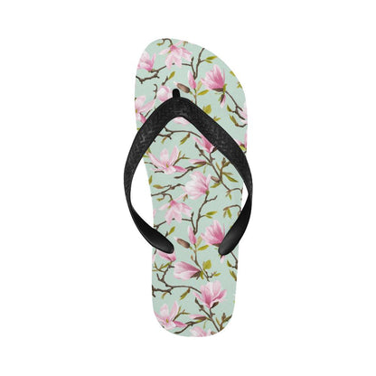 Magnolia Pattern Print Design MAG04 Flip Flops-JorJune