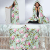 Magnolia Pattern Print Design MAG04 Hooded Blanket-JORJUNE.COM