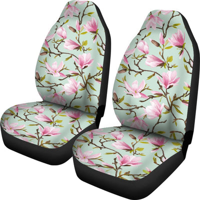 Magnolia Pattern Print Design MAG04 Universal Fit Car Seat Covers-JorJune