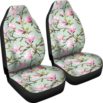 Magnolia Pattern Print Design MAG04 Universal Fit Car Seat Covers-JorJune