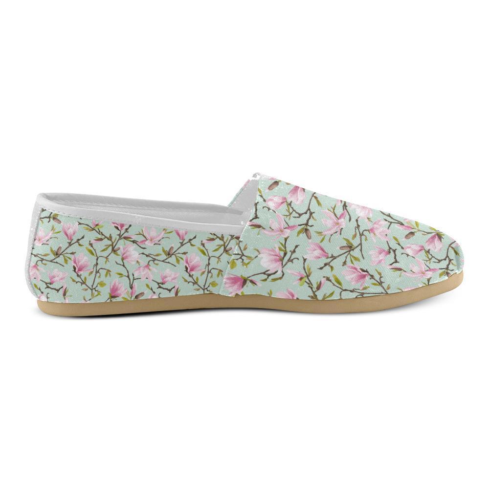 Magnolia Pattern Print Design MAG04 Women Casual Shoes-JorJune.com