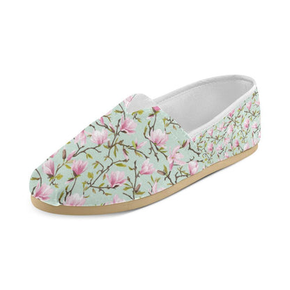 Magnolia Pattern Print Design MAG04 Women Casual Shoes-JorJune.com