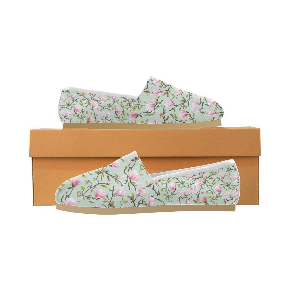 Magnolia Pattern Print Design MAG04 Women Casual Shoes-JorJune.com
