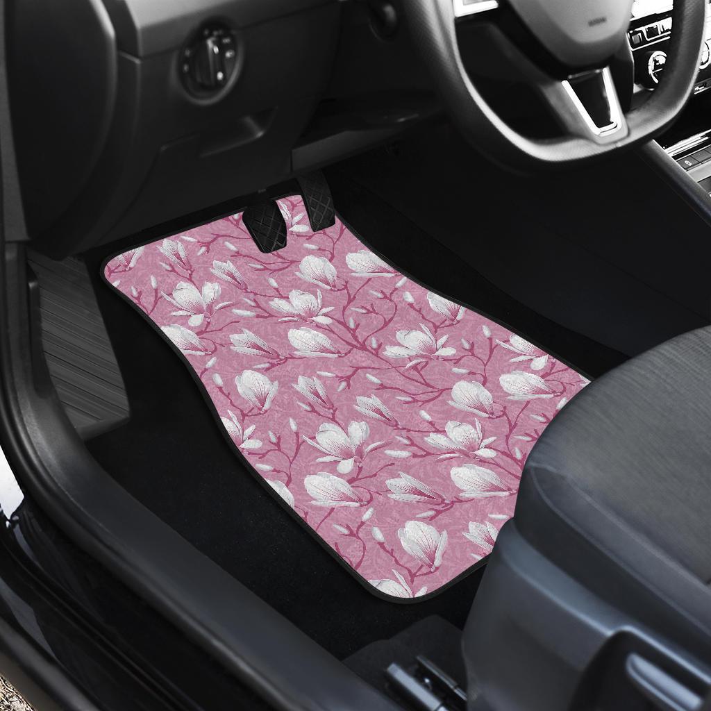 Magnolia Pattern Print Design MAG05 Car Floor Mats-JORJUNE.COM