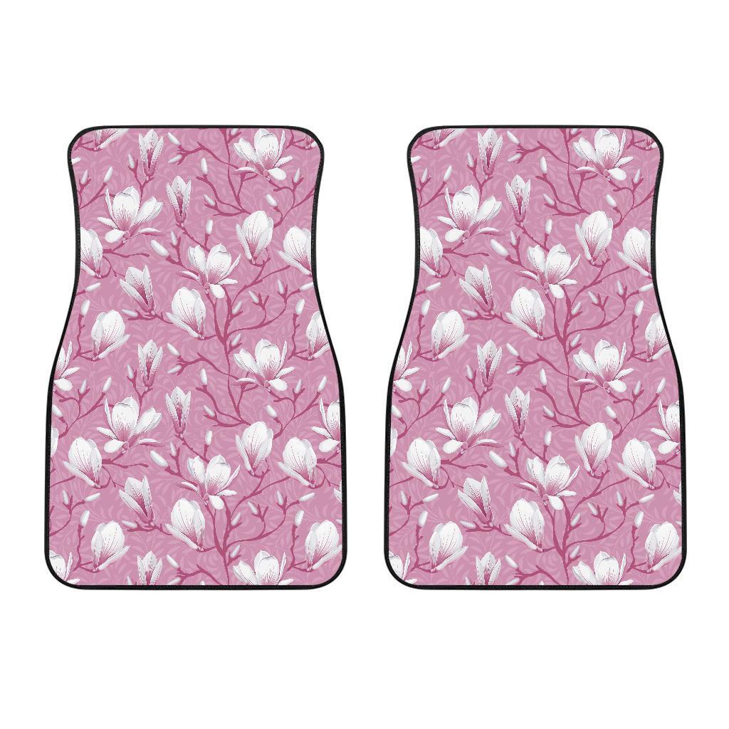 Magnolia Pattern Print Design MAG05 Car Floor Mats-JORJUNE.COM