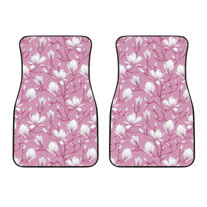 Magnolia Pattern Print Design MAG05 Car Floor Mats-JORJUNE.COM