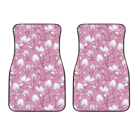 Magnolia Pattern Print Design MAG05 Car Floor Mats-JORJUNE.COM