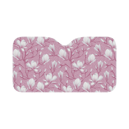 Magnolia Pattern Print Design MAG05 Car Sun Shade-JorJune