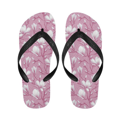 Magnolia Pattern Print Design MAG05 Flip Flops-JorJune