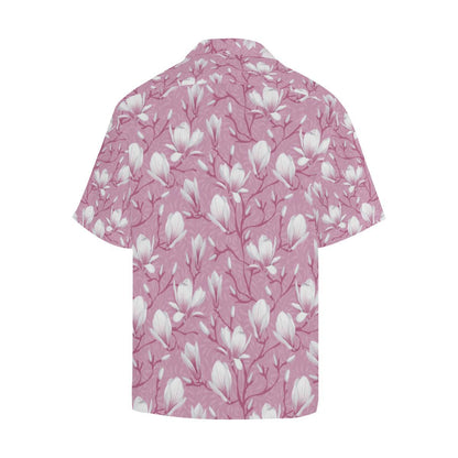 Magnolia Pattern Print Design MAG05 Men Hawaiian Shirt-JorJune