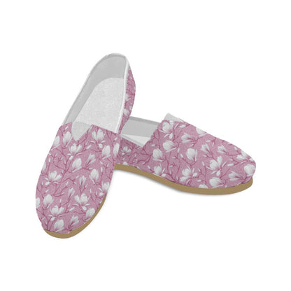 Magnolia Pattern Print Design MAG05 Women Casual Shoes-JorJune.com