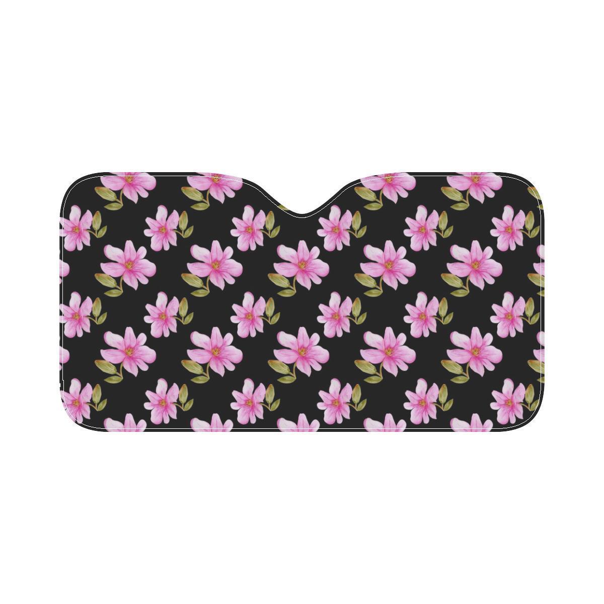 Magnolia Pattern Print Design MAG06 Car Sun Shade-JorJune