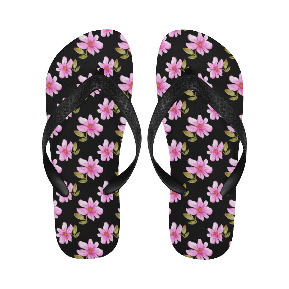 Magnolia Pattern Print Design MAG06 Flip Flops-JorJune