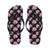 Magnolia Pattern Print Design MAG06 Flip Flops-JorJune