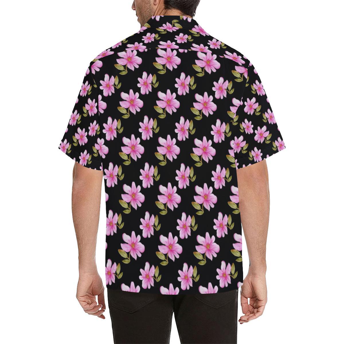 Magnolia Pattern Print Design MAG06 Men Hawaiian Shirt-JorJune