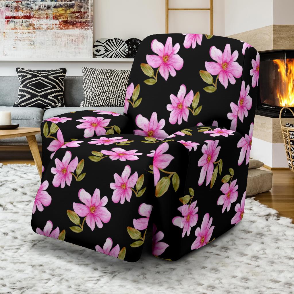 Magnolia Pattern Print Design MAG06 Recliner Slipcover-JORJUNE.COM