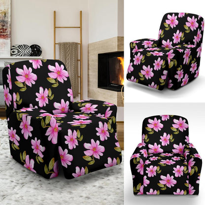 Magnolia Pattern Print Design MAG06 Recliner Slipcover-JORJUNE.COM