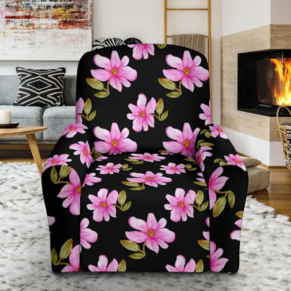 Magnolia Pattern Print Design MAG06 Recliner Slipcover-JORJUNE.COM