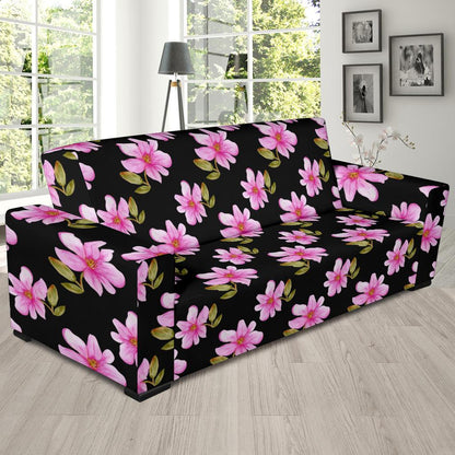 Magnolia Pattern Print Design MAG06 Sofa Slipcover-JORJUNE.COM