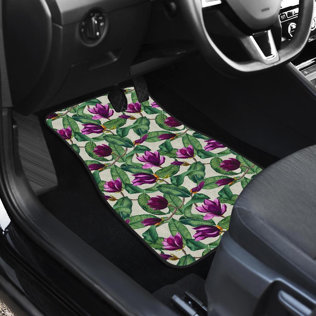 Magnolia Pattern Print Design MAG07 Car Floor Mats-JORJUNE.COM