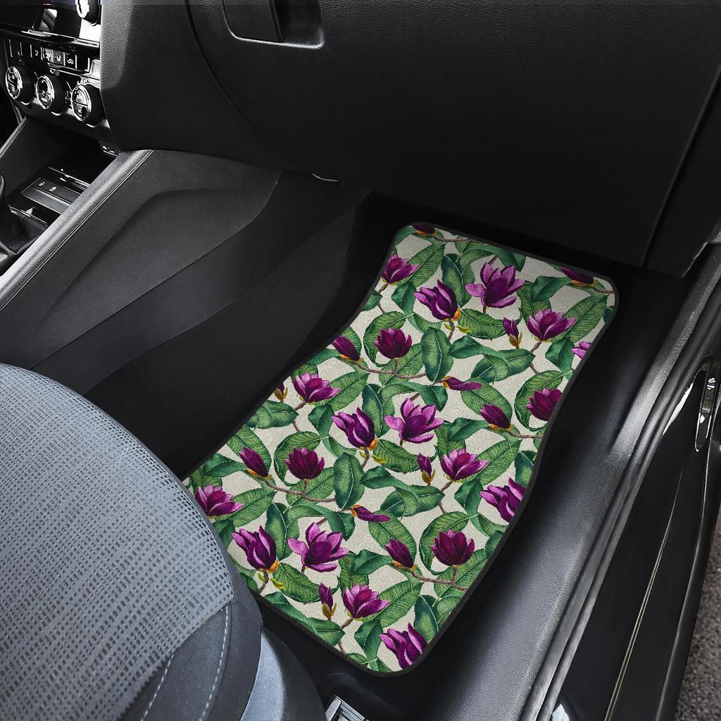 Magnolia Pattern Print Design MAG07 Car Floor Mats-JORJUNE.COM