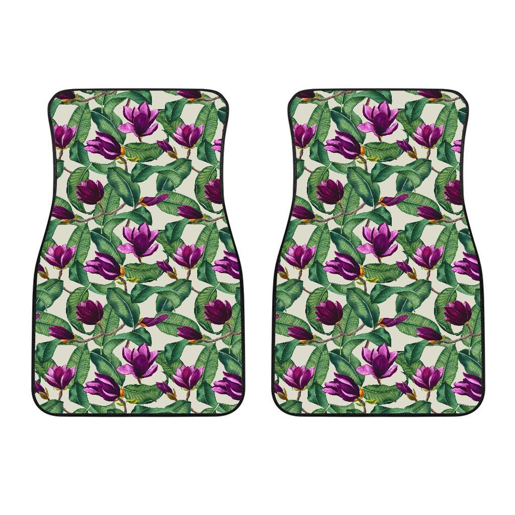Magnolia Pattern Print Design MAG07 Car Floor Mats-JORJUNE.COM