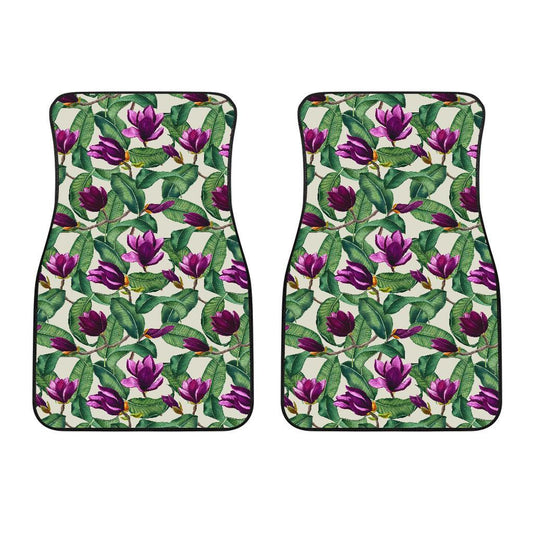 Magnolia Pattern Print Design MAG07 Car Floor Mats-JORJUNE.COM