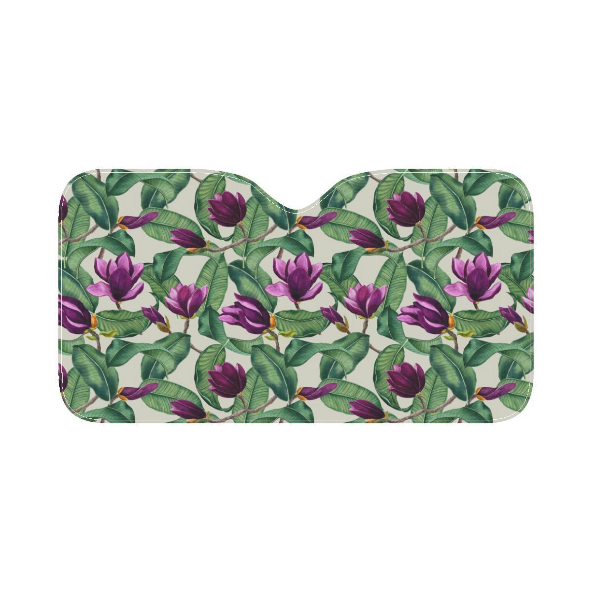 Magnolia Pattern Print Design MAG07 Car Sun Shade-JorJune