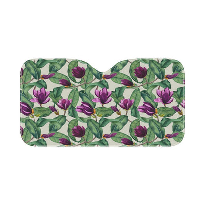 Magnolia Pattern Print Design MAG07 Car Sun Shade-JorJune