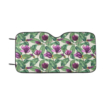 Magnolia Pattern Print Design MAG07 Car Sun Shade-JorJune